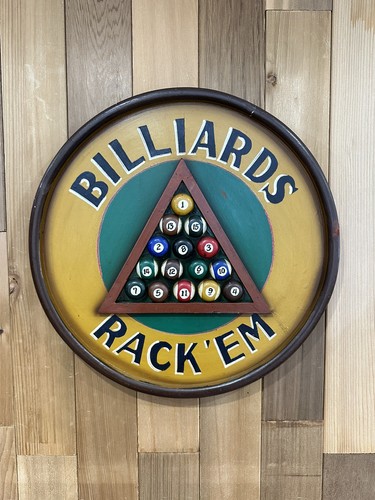 Vintage wood billiards - vintage,