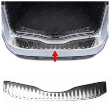 Chrome Rear Bumper Protector BRUSHED For Ford MONDEO MK4 ESTATE 2007 TO 2014