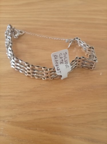 Sterling silver gate bracelet - gate,