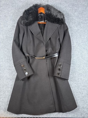 Miss selfridge coat black - -,