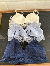 3 X CROP TOP BRAS BRALETTES