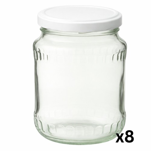 Glass jars 720ml with lid - glass,