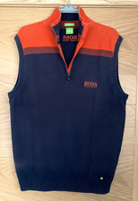 HUGO BOSS GOLF PRO - 1/4 ZIP VEST  - M - rrp £139