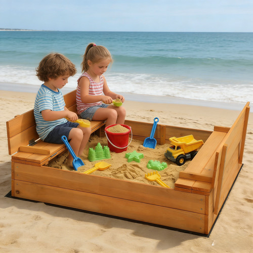 Kids square wooden - square,