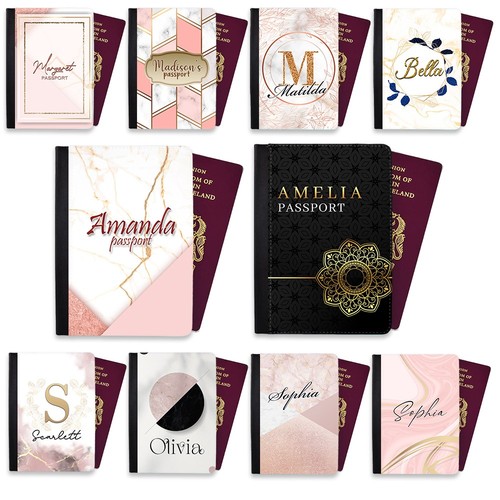 Personalised passport cover - personalised,