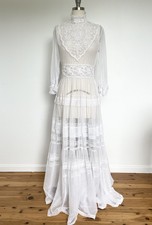 Antique Edwardian Irish cotton