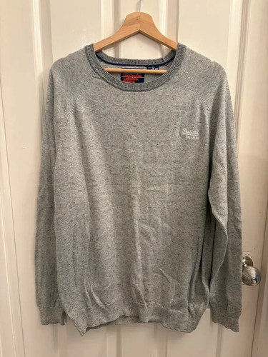Superdry orange label grey - label,