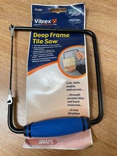 Vitrex Professional Deep Frame Tile Saw 150mm Blade Soft Grip Handle