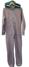 Girls all in one age 7/8 years grey pink spot Mini Boden
