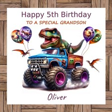 Personalised Dinosaur Birthday