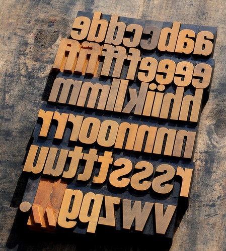 Letterpress printing blocks - printing,