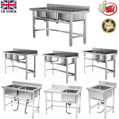 Stainless steel catering sink - steel,