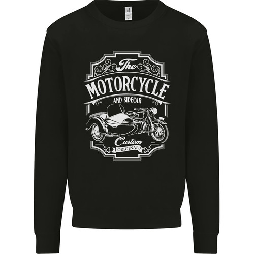 Motorcycle and sidecar biker - and,