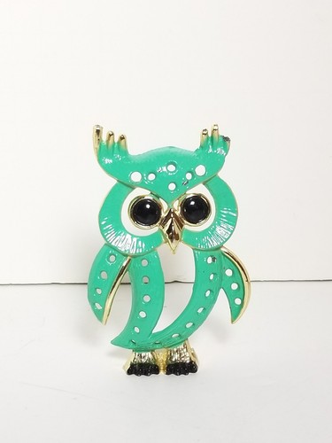Vintage torino owl earring - torino,