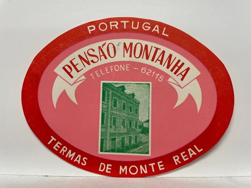 Pensão montanha luggage - pensão, label
