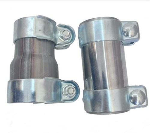 Exhaust pipe joiner clamp - joiner, on