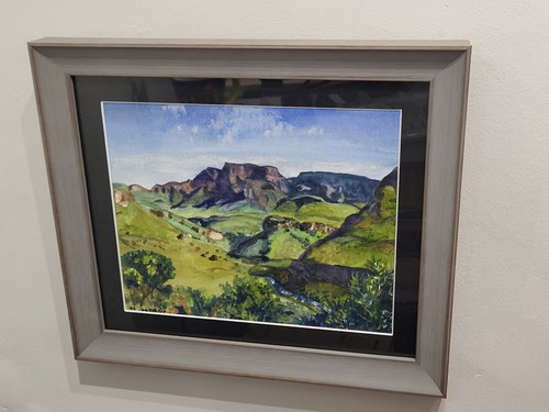 Framed original watercolour - original,