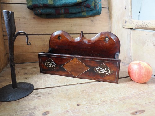 Unusual inlaid open wall - inlaid, box