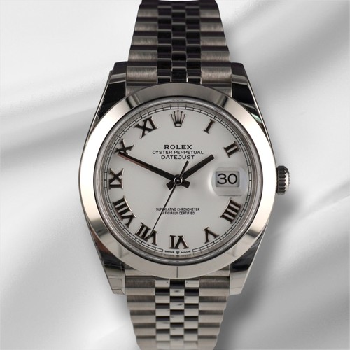 Rolex datejust 41mm - rolex, white