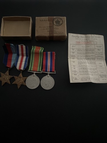 Ww2 full size group medals - group,