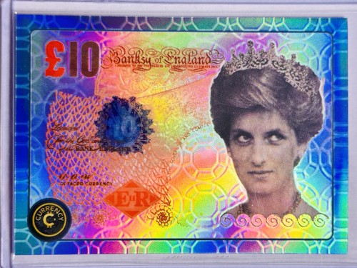 Banksy faced tenner - di-faced, #25