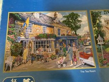 Gibsons The Gardeners Round By Trevor Mitchell 4x500 Piece Jigsaw Puzzles 