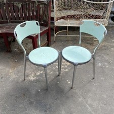 A Pair Of Vintage Italian Origlia Savigliano Dama Stacking Chairs