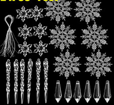 12/24Pcs Christmas Tree Clear
