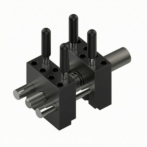 Mini vise with clamp - mini, pins