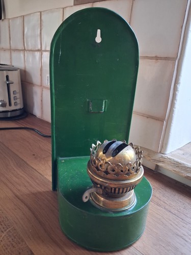 Vintage parafin lamp - lamp, circa