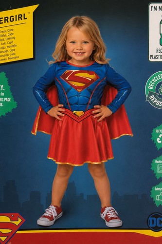 Supergirl girls costume - ,, kids