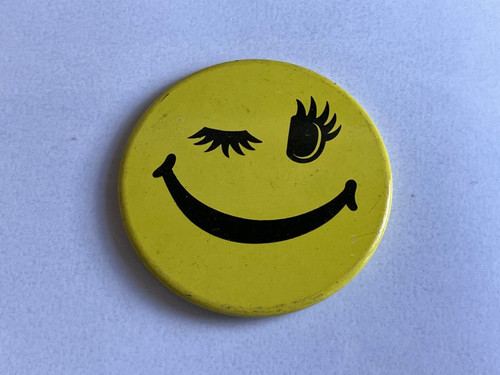 Vintage original wink smiley - vintage,