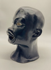 BLACK LATEX RUBBER HOOD FETISH