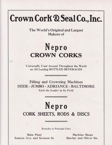 Original 1929 crown cork - crown, &