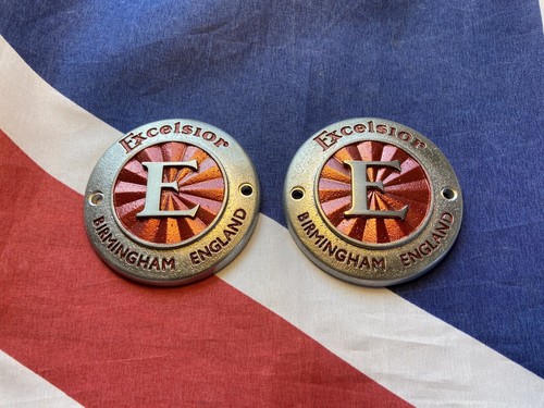 Excelsior tank badges - excelsior,