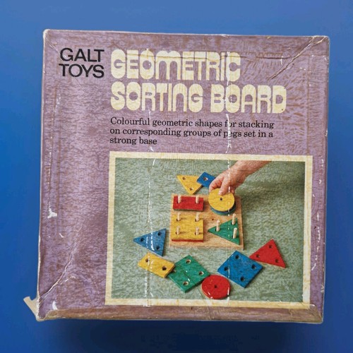 Vintage galt toys - toys, geometric