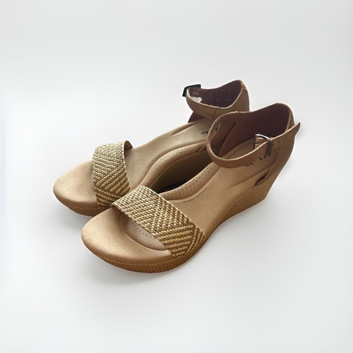 Clarks tan leather sandals - clarks,