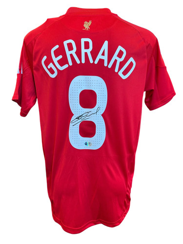 Steven gerrard signed - gerrard,