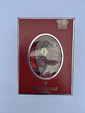 Waterford Crystal Christmas Heart Ornament with Turtle Dove  charm (2008) in box