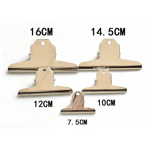 2pcs bulldog clips - 2pcs, stainless