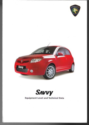 Proton savvy specifications - proton,