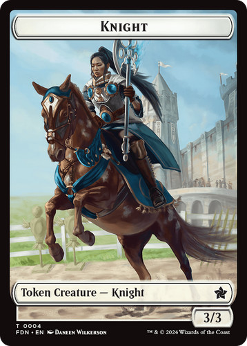 Mtg human knight - //,