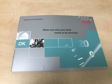 AUDI SERVICE BOOK, BRAND NEW