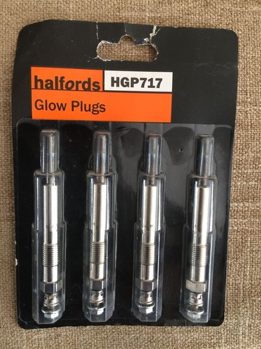 Halfords glow plugs - 4x,