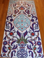 Turkish 32"x71" Iznik Floral