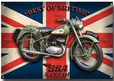 A3 SIZE BSA BANTAM MOTORCYCLE