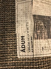 IKEA Adum rug, used, grey, large (195cm x 133cm)