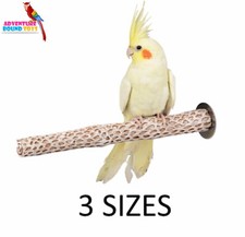 ADVENTURE BOUND CACTUS STONE PERCH BIRD PARROT CAGE NAIL TRIMMING PERCH 3 SIZES 
