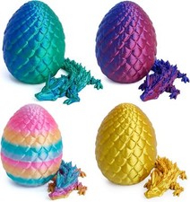 4 Pack 3D Printed Dragon