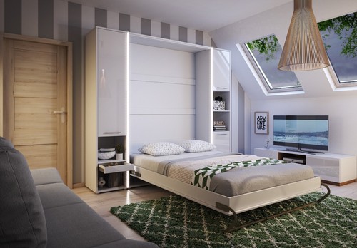 Modern vertical wall hidden - vertical,